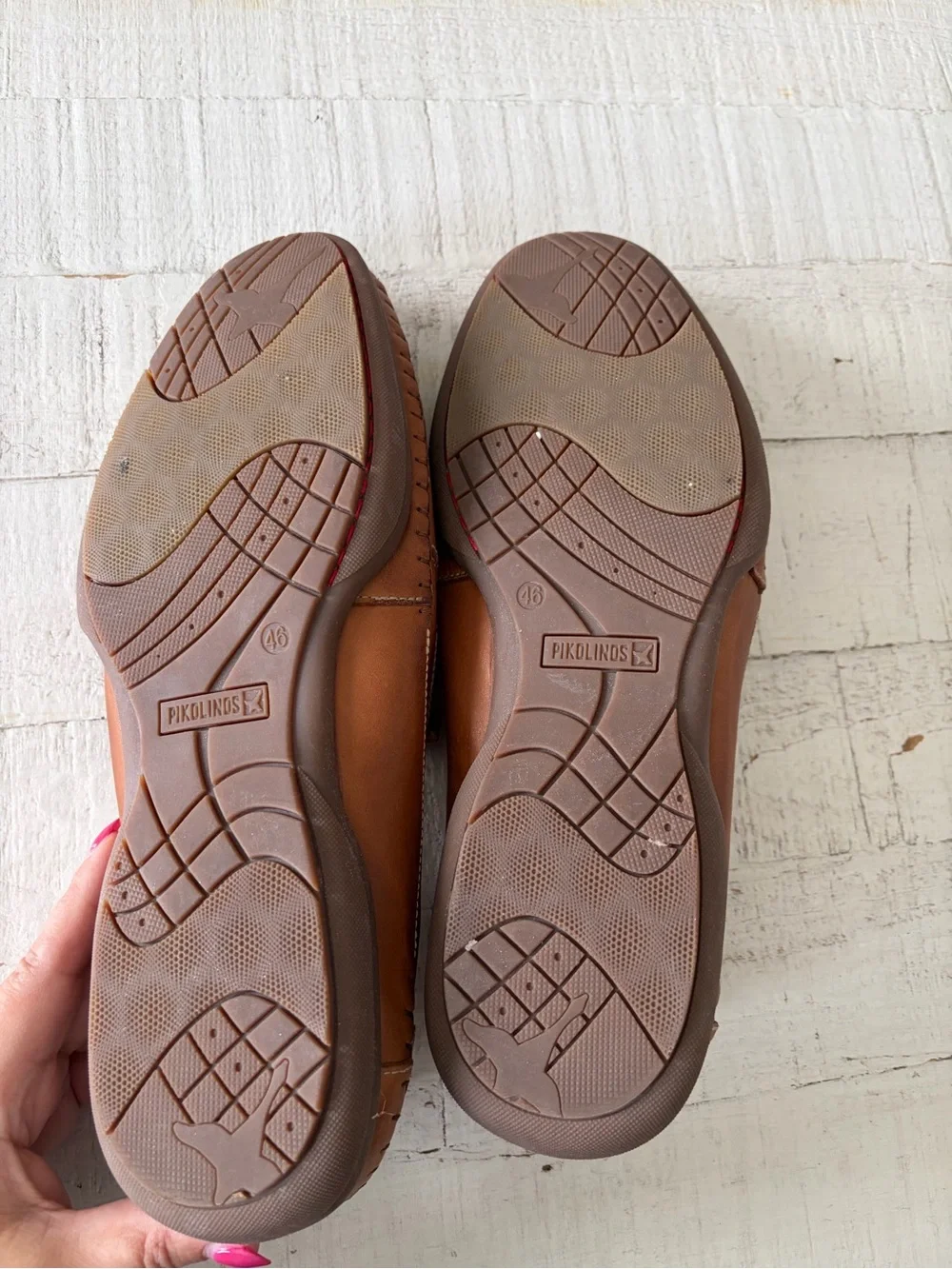 Pikolinos Puerto Rico Men's Brown Leather Loafer EU size 46 US size 12 Moccasin